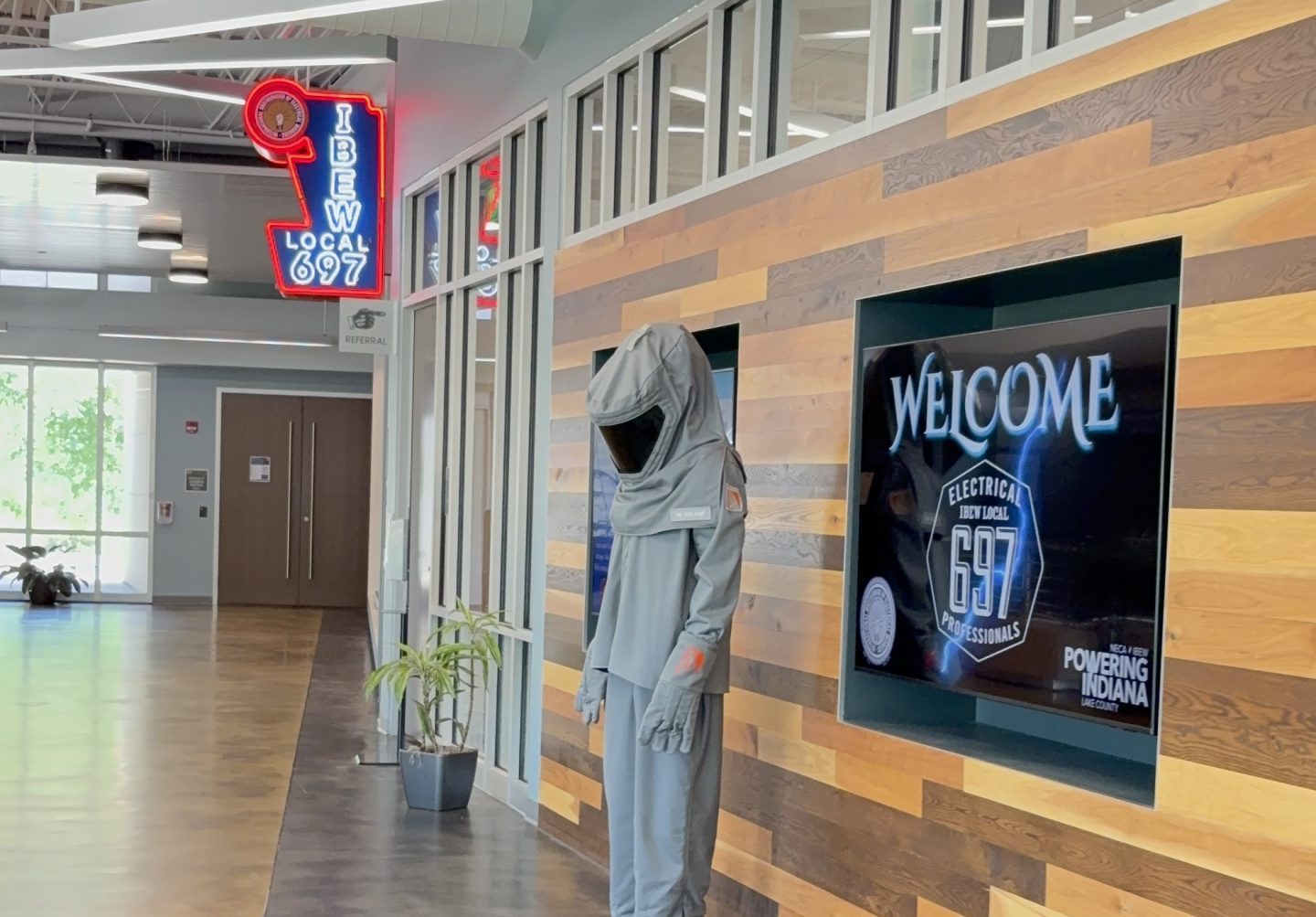JATC Welcome Sign Lobby